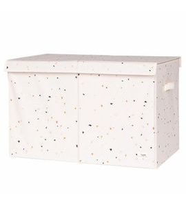 3 SPROUTS TRUHLA NA HRAČKY RECYCLED TERRAZZO/CREAM - BOXY NA HRAČKY - SPINKÁNÍ