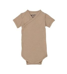 LODGER ROMPER SS SEERSUCKER BEIGE 56 - BODY - PRO DĚTI