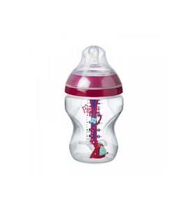 TOMMEE TIPPEE KOJENECKÁ LÁHEV ADVANCED ANTI-COLIC GIRL 260ML 0M+ - FLAŠTIČKY HRNČEKY - KRMENÍ