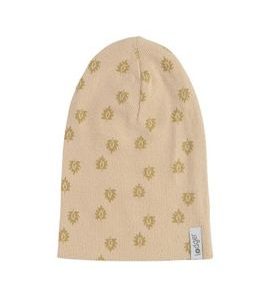 LODGER BEANIE PRINT RIB LINEN 6 - 12 MĚSÍCŮ - ČEPIČKY A KLOBOUČKY - PRO DĚTI