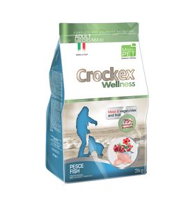 CROCKEX ADULT FISH & RICE 12 KG - GRANULE PRO PSY - CHOVATELSKÉ POTŘEBY MALVÍKZOO