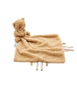 NATTOU MAZLÍČEK PLYŠOVÝ TEDDY MEDVÍDEK 27 X 27 CM, 0M+ - USÍNÁČCI MAZLÍCÍ - PRO DĚTI