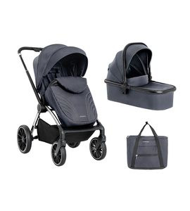 KIKKABOO KOČÁREK KARA 2V1 GREY - DVOJKOMBINACE - KOČÁRKY A PŘÍSLUŠENSTVÍ