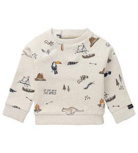 NOPPIES SWEATER TILBROOK OATMEAL - KABÁTKY, MIKINKY - PRO DĚTI