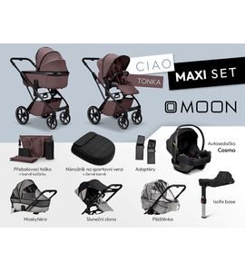 MOON CIAO MAXI SET - TONKA - KOMBINACE S PŘÍSLUŠENSTVÍM - KOČÁRKY A PŘÍSLUŠENSTVÍ