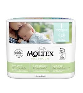 MOLTEX PURE&NATURE JEDNORÁZOVÉ PLENKY - JEDNORÁZOVÉ PLENY - VŠETKO NA PREBAĽOVANIE