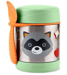 SKIP HOP ZOO TERMOSKA NA JÍDLO SE LŽIČKO/VIDLIČKOU 325 ML, 3R+ - TERMOOBALY A TERMOSKY - KRMENÍ