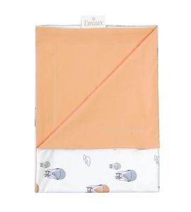 EMITEX DEKA LETNÍ 70X100 MAGIC SKY + APRICOT CRUSH - DĚTSKÉ DEKY PRO MIMINKA - SPINKÁNÍ