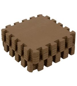 RIALTO BABY HRACÍ PODLOŽKA PUZZLE COCOA CREAM 90X90 CM - HRACÍ PODLOŽKY NA ZEM - SPINKÁNÍ