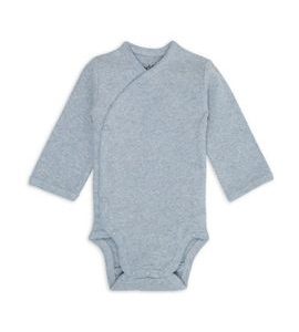 LODGER BODY S DLOUHÝM RUKÁVEM MELANGE BLUE FOGG VEL. 80 - BODY - PRO DĚTI