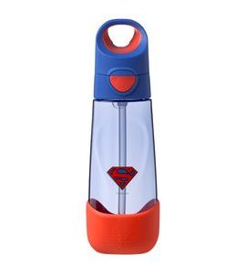B.BOX LAHEV NA PITÍ S BRČKEM 600 ML - SUPERMAN | B.BOX - SPORTOVNÍ LAHVE - KRMENÍ