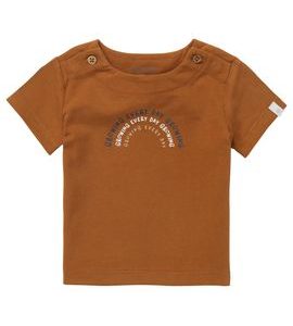 NOPPIES T-SHIRT SHIELDS ROASTED PECAN - TRIČKA KRÁTKÝ / DLOUHÝ RUKÁV - PRO DĚTI