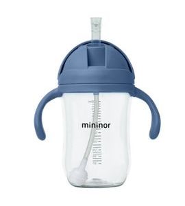 MININOR LAHEV S BRČKEM TRITAN 330 ML BLUE WHALE - DĚTSKÉ HRNEČKY - KRMENÍ