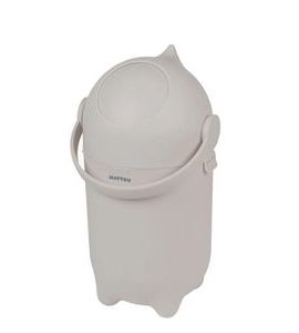 NATTOU KOŠ NA PLENY DROPY BEIGE 27 CM, 20L - KOŠE NA PLENY A NÁPLNĚ - PŘEBALOVÁNÍ