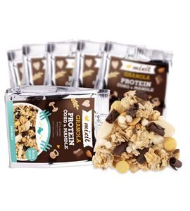 PROTEINOVÁ GRANOLA Z PECE - ČOKOLÁDA A MANDLE DO KAPSY - SLADKÉ ZOBÁNÍ - PRO MAMINKY