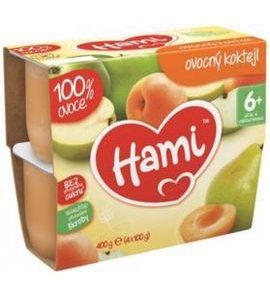 HAMI OVOCNÝ PŘÍKRM 100% OVOCE OVOCNÝ KOKTEJL 400G - OVOCE/DEZERTY - KRMENÍ