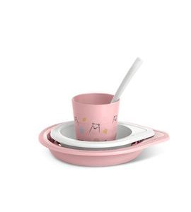 SUAVINEX JÍDELNÍ SET BEAR +6 M - MISKY, TALÍŘKY A PODLOŽKY - KRMENÍ