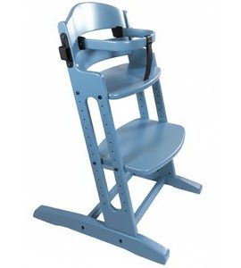 BABY DAN ROSTOUCÍ DŘEVĚNÁ ŽIDLIČKA DANCHAIR BLUE - JÍDELNÍ ŽIDLIČKY DŘEVĚNÉ - KRMENÍ