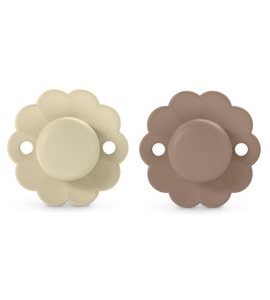 SUAVINEX DUDLÍK SX PRO FYZIOLOGICKÝ 2 KS WONDER 6/18M - WHITECAP GRAY + RAW UMBER - ŠIDÍTKA A DOPLŇKY - KRMENÍ