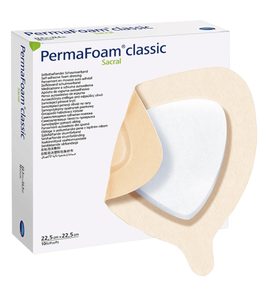 HARTMANN PERMAFOAM CLASSIC SACRAL 22 X 22 CM VELIKOST POLŠTÁŘKU 13,5 X 11,5 CM 10 KS - NÁPLASTI - KOUPÁNÍ A ZDRAVÍ