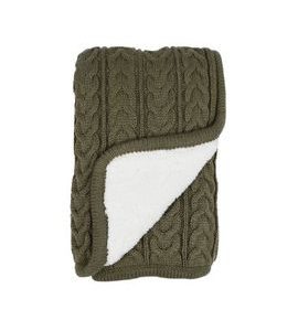 VINTER & BLOOM DEKA CUDDLY DUSTY OLIVE - DĚTSKÉ DEKY PRO MIMINKA - SPINKÁNÍ