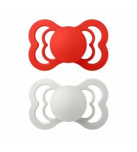 BIBS SUPREME DUDLÍKY Z PŘÍRODNÍHO KAUČUKU 2KS VEL.2 - ŠIDÍTKA A DOPLŇKY - KRMENÍ