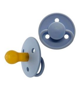 MININOR KULATÝ DUDLÍK LATEX 2 KS 0M+ NORDIC SKY BLUE - ŠIDÍTKA A DOPLŇKY - KRMENÍ