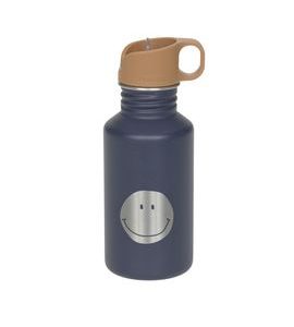 LÄSSIG KIDS BOTTLE STAINLESS STEEL LITTLE GANG SMILE NAVY - SPORTOVNÍ LAHVE - KRMENÍ