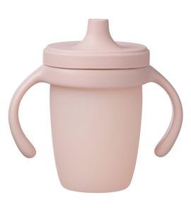 B.BOX SILIKONOVÝ HRNEČEK S PÍTKEM 240 ML - RŮŽOVÝ - DĚTSKÉ HRNEČKY - KRMENÍ