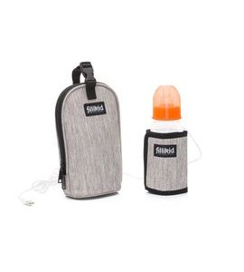 FILLIKID OHŘÍVAČ LÁHVÍ LIGHTGREY MELANGE USB - OHŘÍVAČKY MLÉKA A STRAVY - KRMENÍ