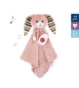 ZAZU KRÁLÍČEK BECKY - ŠUMÍCÍ MUCHLÁČEK S TLUKOTEM SRDCE A MELODIEMI - USÍNÁČCI MAZLÍCÍ - PRO DĚTI