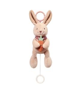 BABYONO HRAČKA HUDEBNÍ NA C-KROUŽKU RABBIT KARO 0M+ - HRAČKY SE ZVUKY - PRO DĚTI