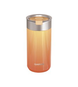 QUOKKA NEREZOVÝ TERMOHRNEK SE SÍTKEM BOOST APRICOT ORANGE 400 ML - TERMOOBALY A TERMOSKY - KRMENÍ
