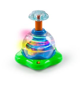 BRIGHT STARTS HRAČKA HUDEBNÍ SVÍTÍCÍ PRESS & GLOW SPINNER 6M + - AKTIVNÍ HRAČKY - PRO DĚTI