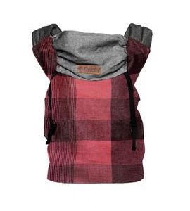 BYKAY KLOKANKA CLICK CARRIER REVERSIBLE RED PLAID (VEL. BABY) - KLOKANKY A ŠÁTKY - NOŠENÍ & SPORT