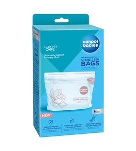 CANPOL BABIES STERILIZAČNÍ SÁČKY DO MIKROVLNNÉ TROUBY 6 KS - STERILIZÁTORY - KRMENÍ