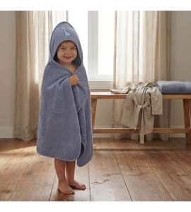 FILLIKID OSUŠKA S KAPUCÍ REX BLUE 75X75 CM - OSUŠKY A DĚTSKÉ ŽUPANY - KOUPÁNÍ A ZDRAVÍ