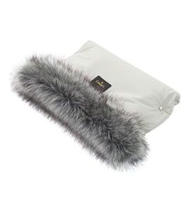 EMITEX RUKÁVNÍK LUXURY SOFT LIGHT GRAY - RUKÁVNÍKY NA KOČÁREK - KOČÁRKY A PŘÍSLUŠENSTVÍ