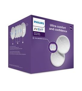 PHILIPS AVENT PRSNÍ VLOŽKY JEDNORÁZOVÉ 60KS - PRSNÍ VLOŽKY - PRO MAMINKY