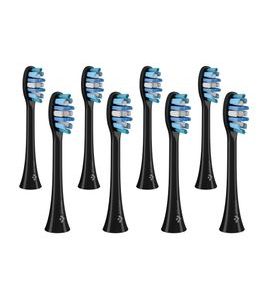 TRUELIFE SONICBRUSH CLEAN-SERIES HEADS WHITEN BLACK 8 PACK NÁHRADNÍ HLAVICE - PÉČE O ZUBY - PRO MAMINKY