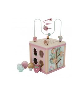 LITTLE DUTCH KOSTKA S AKTIVITAMI DŘEVĚNÁ FAIRY GARDEN - KOSTKY - PRO DĚTI