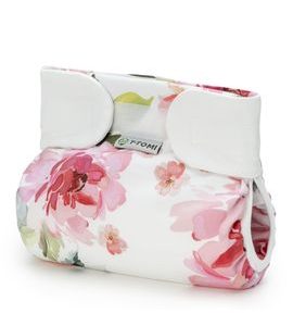 T-TOMI ORTOPEDICKÉ ABDUKČNÍ KALHOTKY - SUCHÝ ZIP WATERCOLOUR FLOWERS (3-6KG) - PLENKOVÉ KALHOTKY - PŘEBALOVÁNÍ