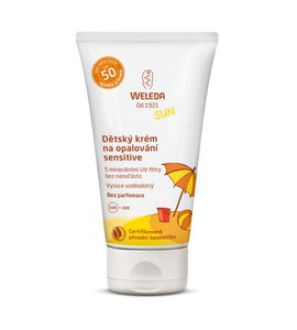 WELEDA DĚTSKÝ KRÉM NA OPALOVÁNÍ SPF 50 SENSITIVE 50ML - DOMÁCÍ LÉKÁRNA - KOUPÁNÍ A ZDRAVÍ