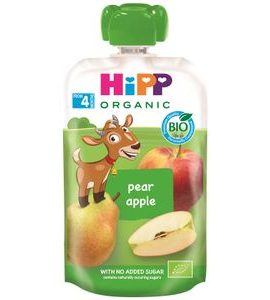 HIPP BIO HIPPIES HRUŠKA - JABLKO 100G - KAPSIČKY - KRMENÍ