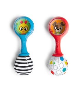 BABY EINSTEIN HRAČKA CHRASTÍTKO SHAKE & GROOVE™ 2KS, 0M+ - MOTORICKÉ A HUDEBNÍ - PRO DĚTI