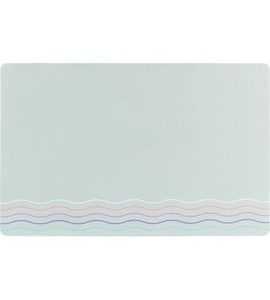 Trixie Prostírání pod misky WAVES, 44 x 28 cm, šedá / vlnky