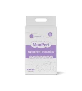 MONPERI PŘEBALOVACÍ PODLOŽKY L 60X90CM (25KS) - JEDNORÁZOVÉ PODLOŽKY - PŘEBALOVÁNÍ