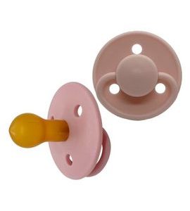 MININOR KULATÝ DUDLÍK LATEX 2 KS 0M+ ROSE - ŠIDÍTKA A DOPLŇKY - KRMENÍ