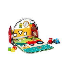 BABY EINSTEIN DEKA NA HRANÍ S 3D FARMOU BUSY BARNYARD™ 0M+ - HRACÍ PODLOŽKY NA ZEM - SPINKÁNÍ