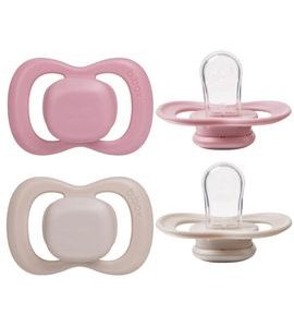 B.BOX DUDLÍKY SILIKONOVÉ 0-6M, 2KS - BERRY/BLUSH - ŠIDÍTKA A DOPLŇKY - KRMENÍ